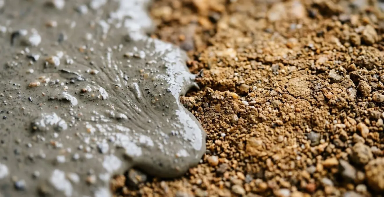 Visualisation du processus d'injection de béton dans un micropieu avec pression hydrostatique