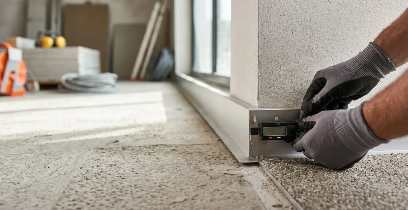 Inspection détaillée d'un chantier commercial en phase de réception des travaux